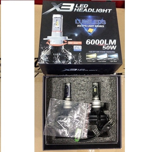 ΛΑΜΠΑ LED H7 X3 6000LM