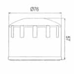 ΦΙΛΤΡΟ ΛΑΔΙΟΥ HF165 NAGANO