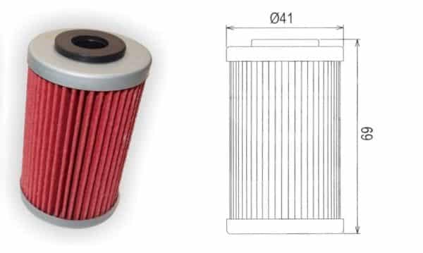 ΦΙΛΤΡΟ ΛΑΔΙΟΥ HF155/655 NAGANO